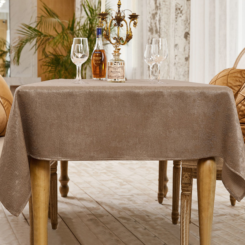 Janssen Wedding Tablecloth, Khaki, 57" x 120"