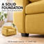 Fauteuil surdimensionné en chenille de 50 po de large Orelvessique avec assise profonde, coussins amovibles et 2 coussins-1407735956
