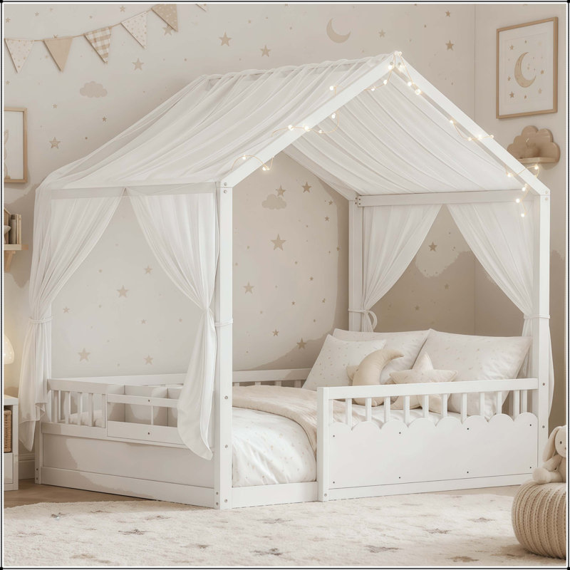 Lit double Montessori, White