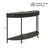 Fluted Half Moon Console Table-466975375