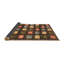 Tapis de zone rouge/vert contemporaine Angiens-2099571180