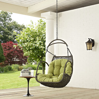 Arbor Outdoor Patio Wood Swing Chair by Modway