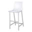 Tabourets de bar en chrome et acrylique transparent (ensemble de 2)-652171806