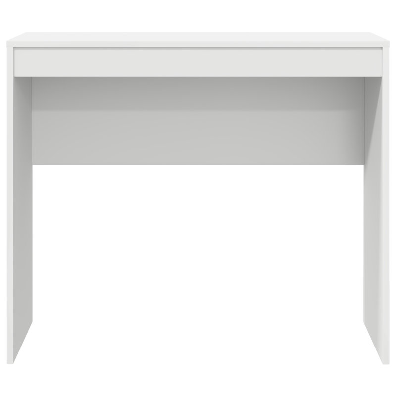 Writing Desk Particle Board 76 Cm, 76cm H x 90cm W x 40cm D, White