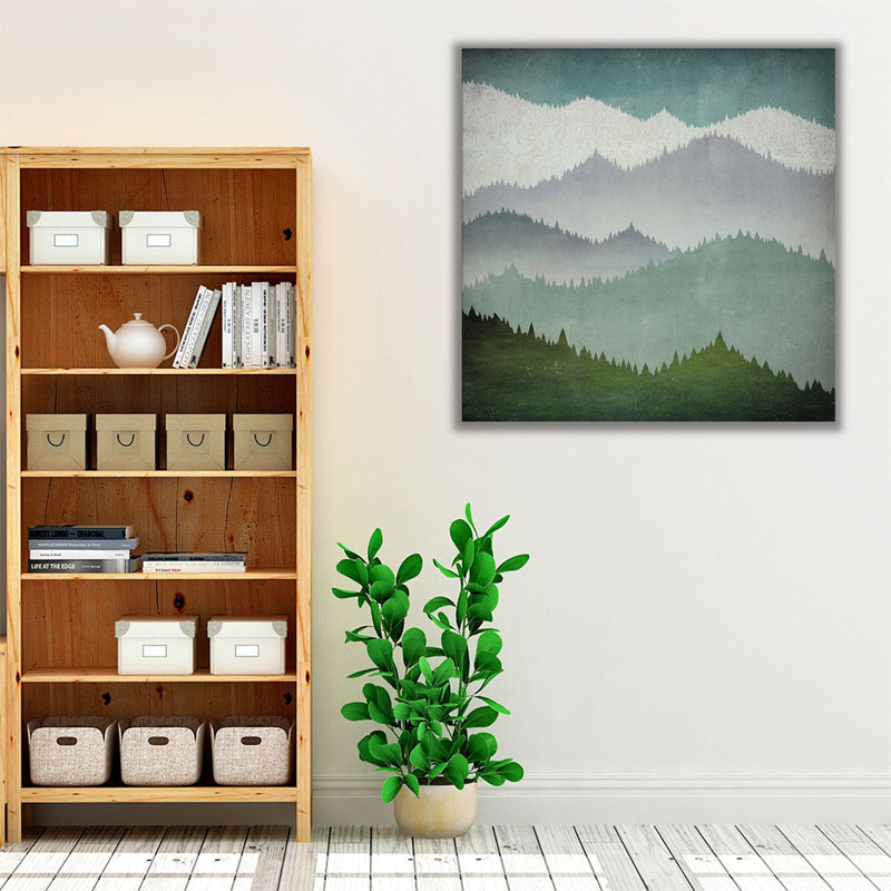 First Snow - Canvas Print Wall Art, 24" H x 24" W