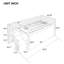 Lit mezzanine avec escalier, blanc-745965278