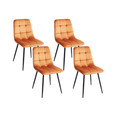POWELL 43cm H Velvet Upholstered Side Chair