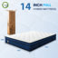 Matelas hybride 14 po en mousse viscoélastique de refroidissement moyenne pleine grandeur dans une boîte avec Certipur-US-1205168762-1160442687