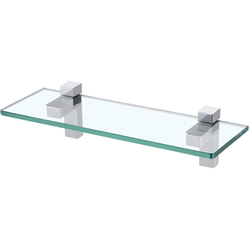 Floating Shelf, Polished Chrome