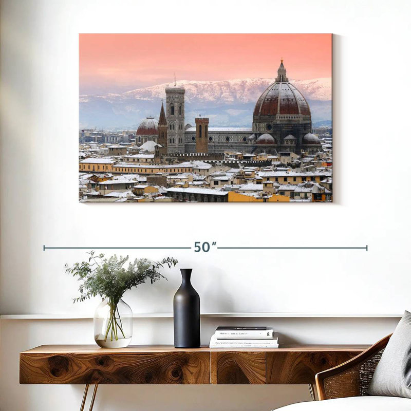 Kavia Florence en hiver, H 26 po x l 39 po