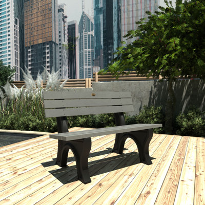 Angelyna Aurora Park Bench by Highland Dunes