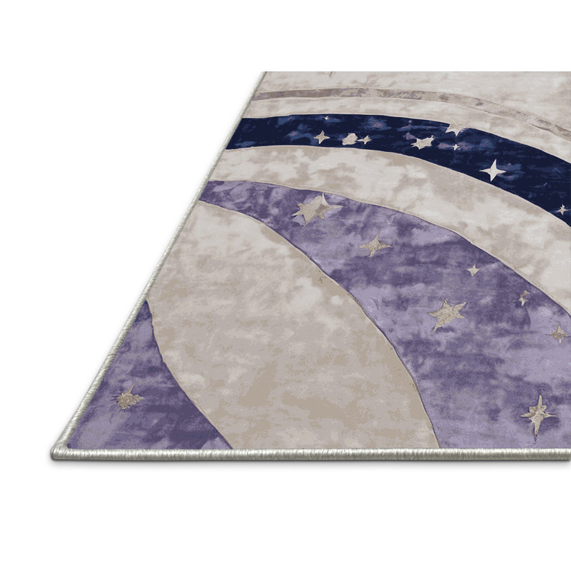 Tapis beige soyeux et moelleux, Rectangle 8 pi x 10 pi