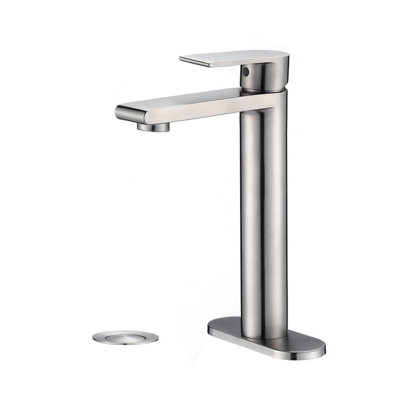 Robinet de salle de bain à un trou avec drain