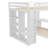 Bunk Bed With olid Wood Frame With Built-In Shelves And Wardrobe-125179130-125179129