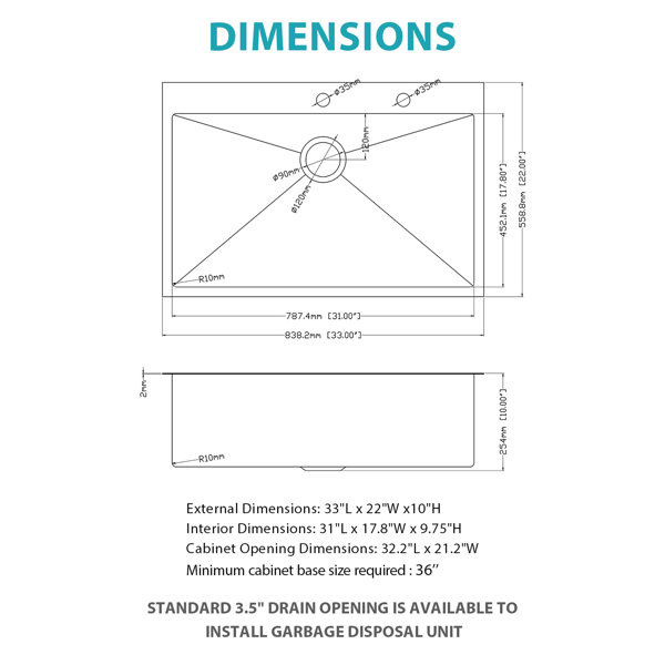 Product Dimensions