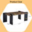 Table basse moderne en MDF avec pieds en métal Blake-1065173754