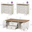 Ensemble de tables basses 4 pièces Farmhouse