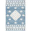 Tapis en laine / coton touffeté à la main en ivoire / bleu marine-451581550