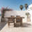 5-Piece HDPE Outdoor Dining Set For 4 – Weather-Resistant Patio Table With Umbrella Hole And 4  Armrest Chairs, Durable Garden Furniture For Backyard, Lawn, Deck, Or Poolside-1387743338-1387743328