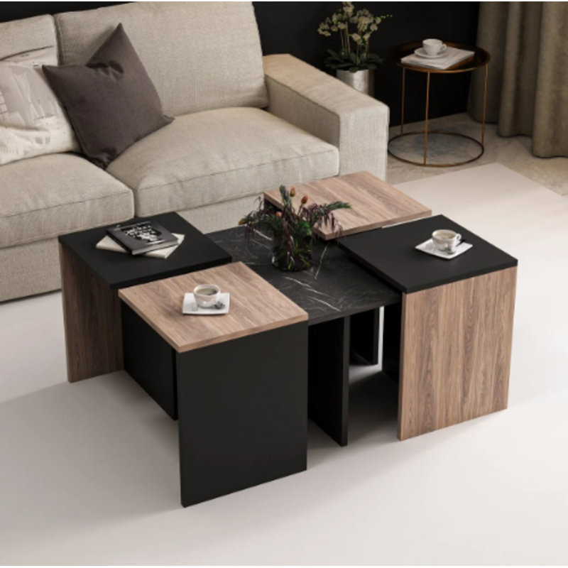 Manufactured Wood Coffee Table Set