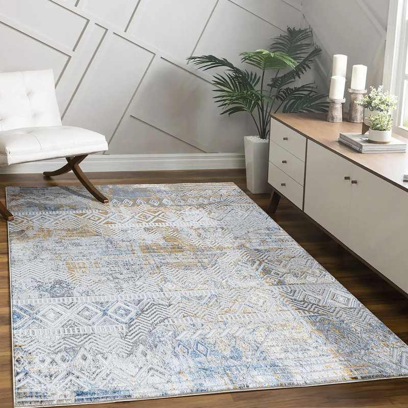 Tapis multicolore Legacy, Rectangle 5 pi 3 po x 7 pi