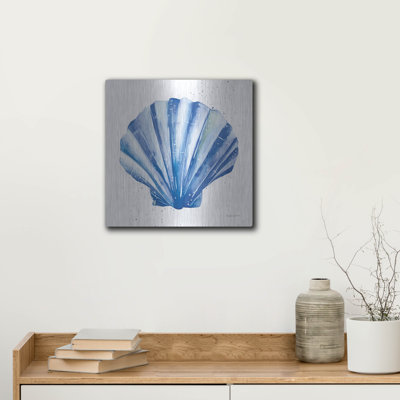 Art mural luxueux «Scallop Shell Sq» par Mercedes Lopez Charro
