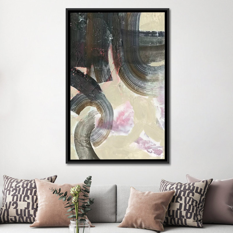 «Striate II», impression sur toile, H 60 po x l 40 po x P 1,5 po, Toile tendue, Pas de tapis