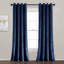 Prima Velvet Solid Blackout Polyester Curtain-1297643923