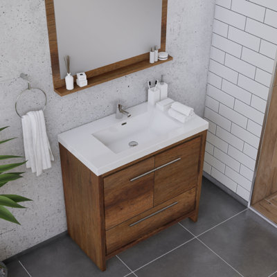 Ensemble de meuble-lavabo simple 36 po Feike