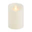 Unscented Realistic-Flame LED Wax Pillar Candles