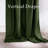  Velvet Blackout Curtains Thermal Insulated Room Darkening Drapes with Rod Pocket/Back Tab/Shower Hook Hanging Options for Bedroom Privacy, 2 Panels-276102744-276102746