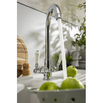 Abode Keswick Traditional Dual Handle Monobloc Tap