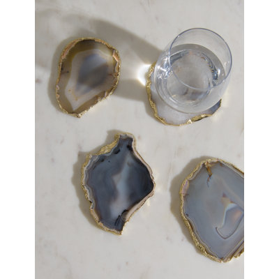 Agate 4 Piece Coaster Set