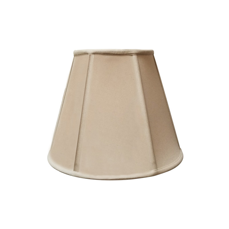 Linen Empire Lamp Shade, Beige/Off White, 14" H x 18" W x 18" D