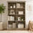 47"W Bookcase Shelf with Cabinet Doors