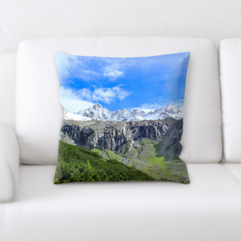 Microsuede Reversible Throw Pillow