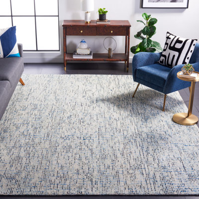Abstract Hand Tufted Wool Rug