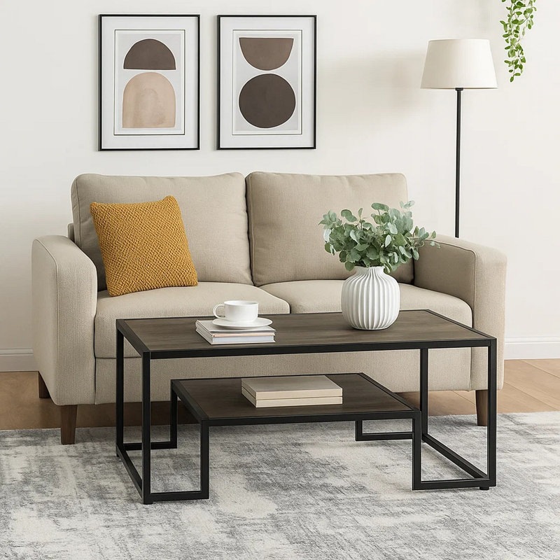 Table basse avec rangement Frame
