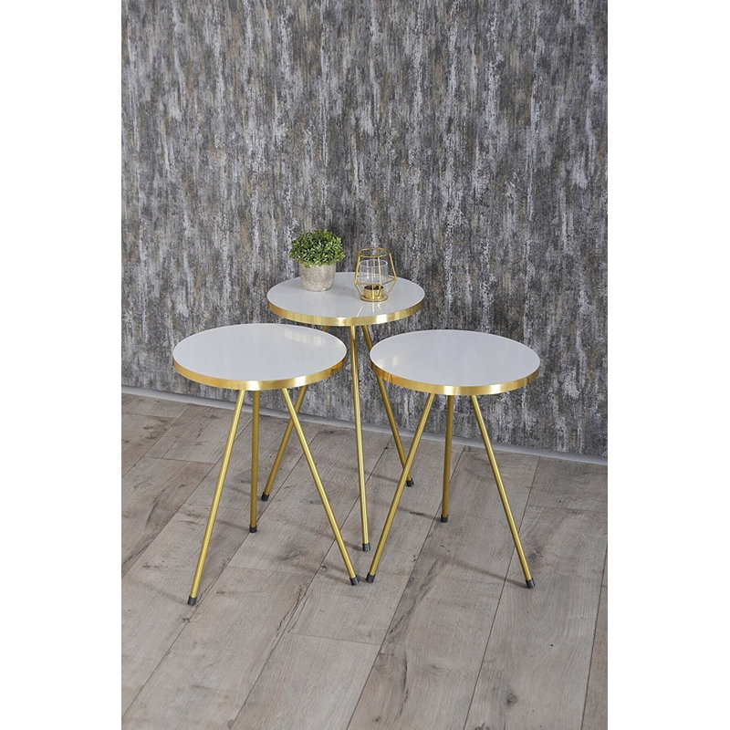 Chattanooga Living Room Table Set, White