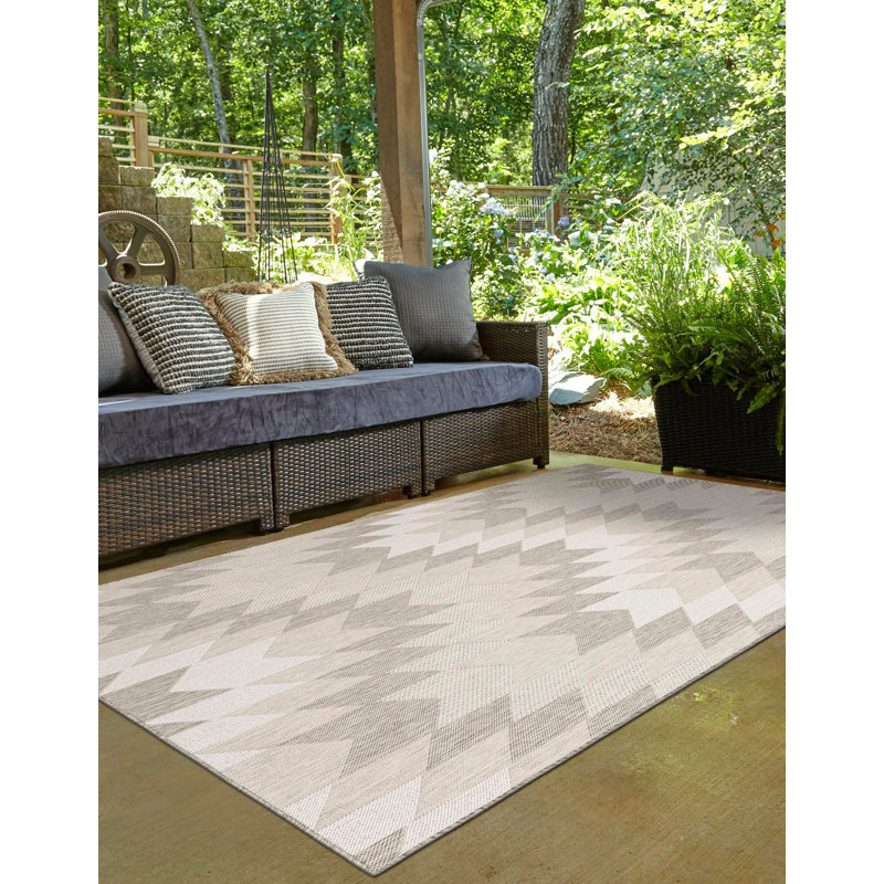 Tapis intérieur / extérieur Blox Hower, Rectangle 6 pi 1 po x 9 pi