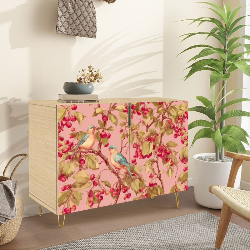 Buffet Buffet avec rangement Elegant Birds Branches