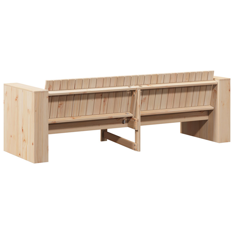 185.5cm Wide Patio Sofa, Beige