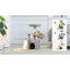 Petit arbre à chat 32 po, jolie tour pour chat avec rampe à griffes en sisal, hamac douillet et perchoir de lit amovible pour chatons-688964907
