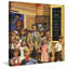 « after the movie » par stevan dohanos, reproduction d’art sur toile tendue-15880533