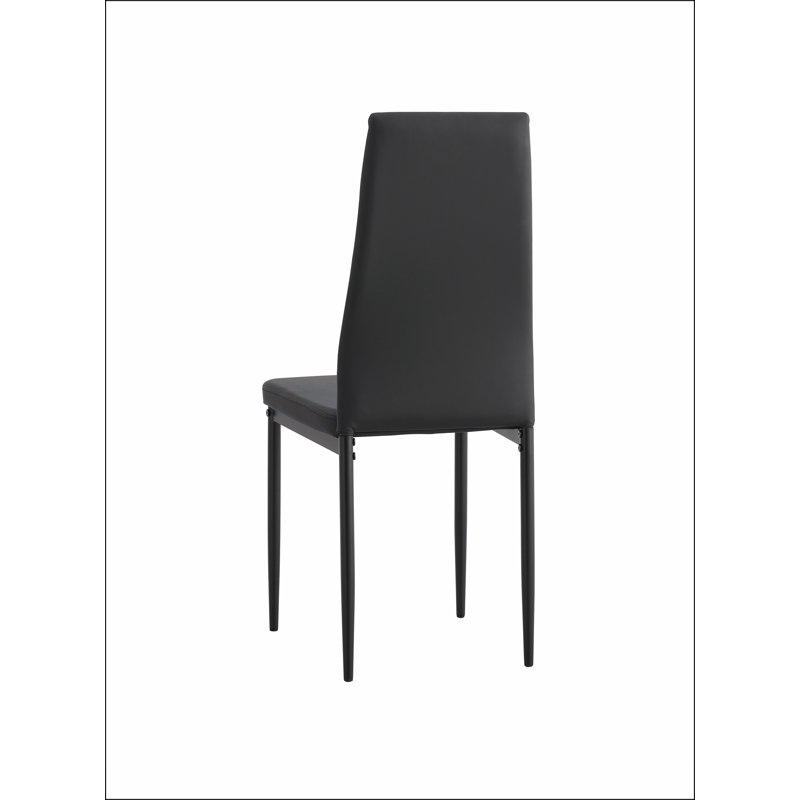 Ensemble de 4 chaises de salle à manger confortables et élégantes avec conception ergonomique pour une expérience d'assise améliorée