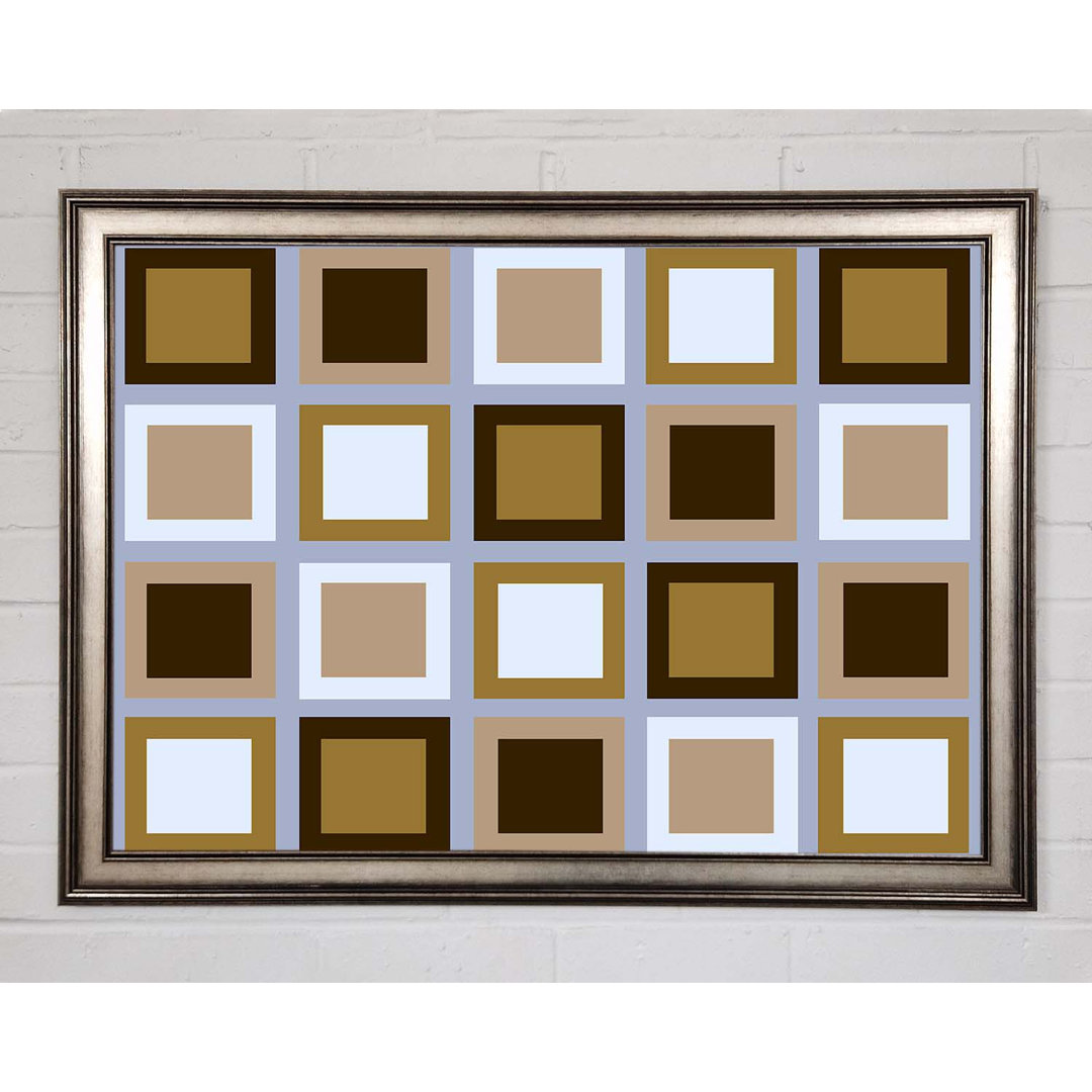 Gerahmtes Leinwandbild Squared In Square