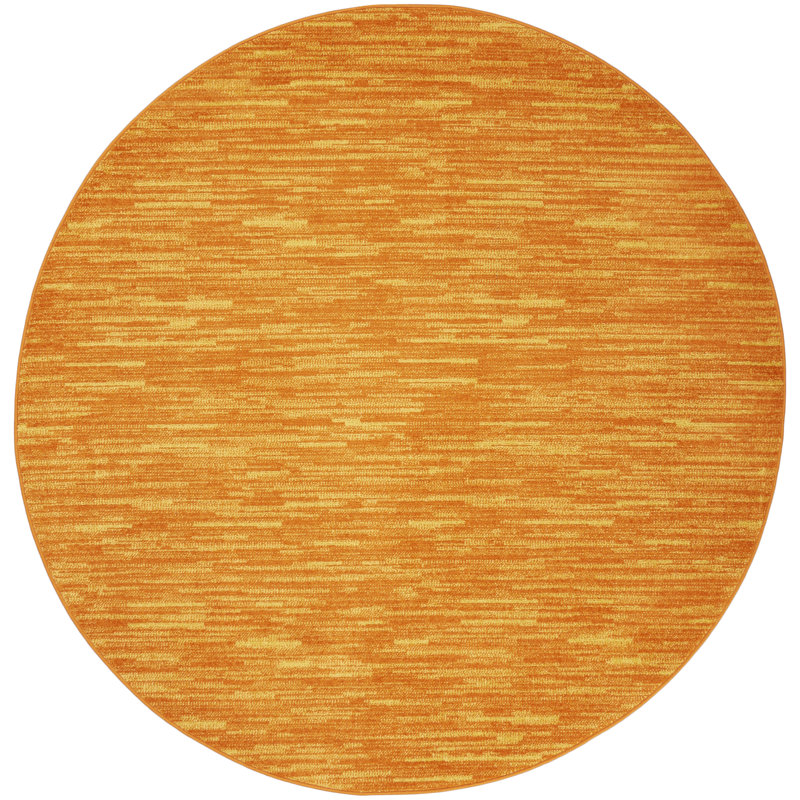 Tapis intérieur / extérieur Nourison Essentials Suburst, Rond 8 pi