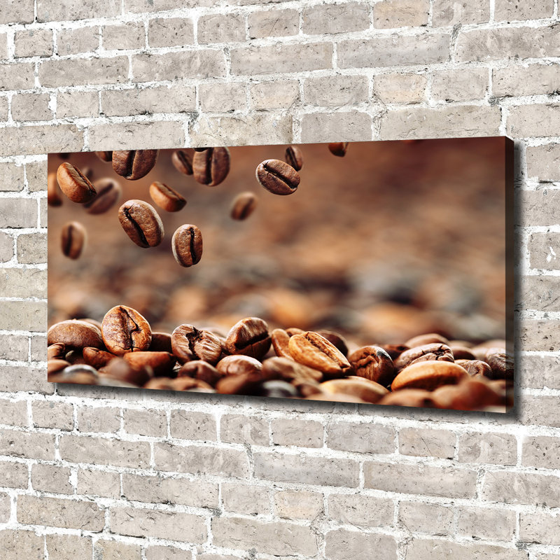 Coffee Beans - Wrapped Canvas Print
