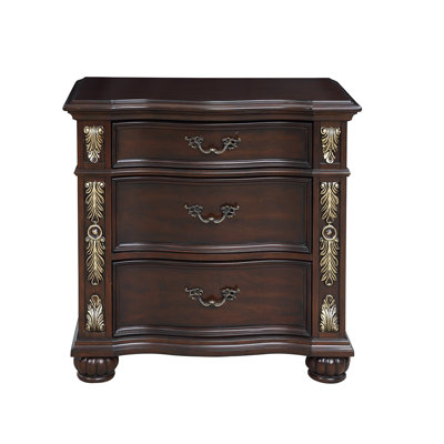 MAXIMUS 33'' W Solid Wood Nightstand
