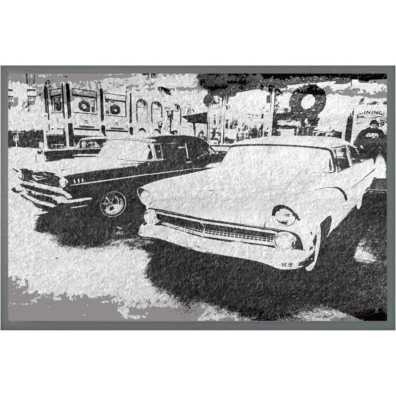 Single Picture Frame Print, 51cm H x 76cm W x 4cm D, Grey